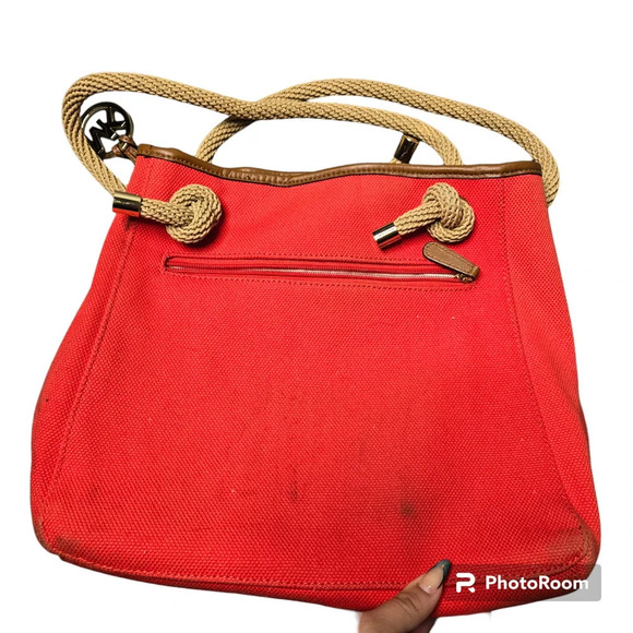 Michael Kors Marina Large Orange Tote - Picture 5 of 6